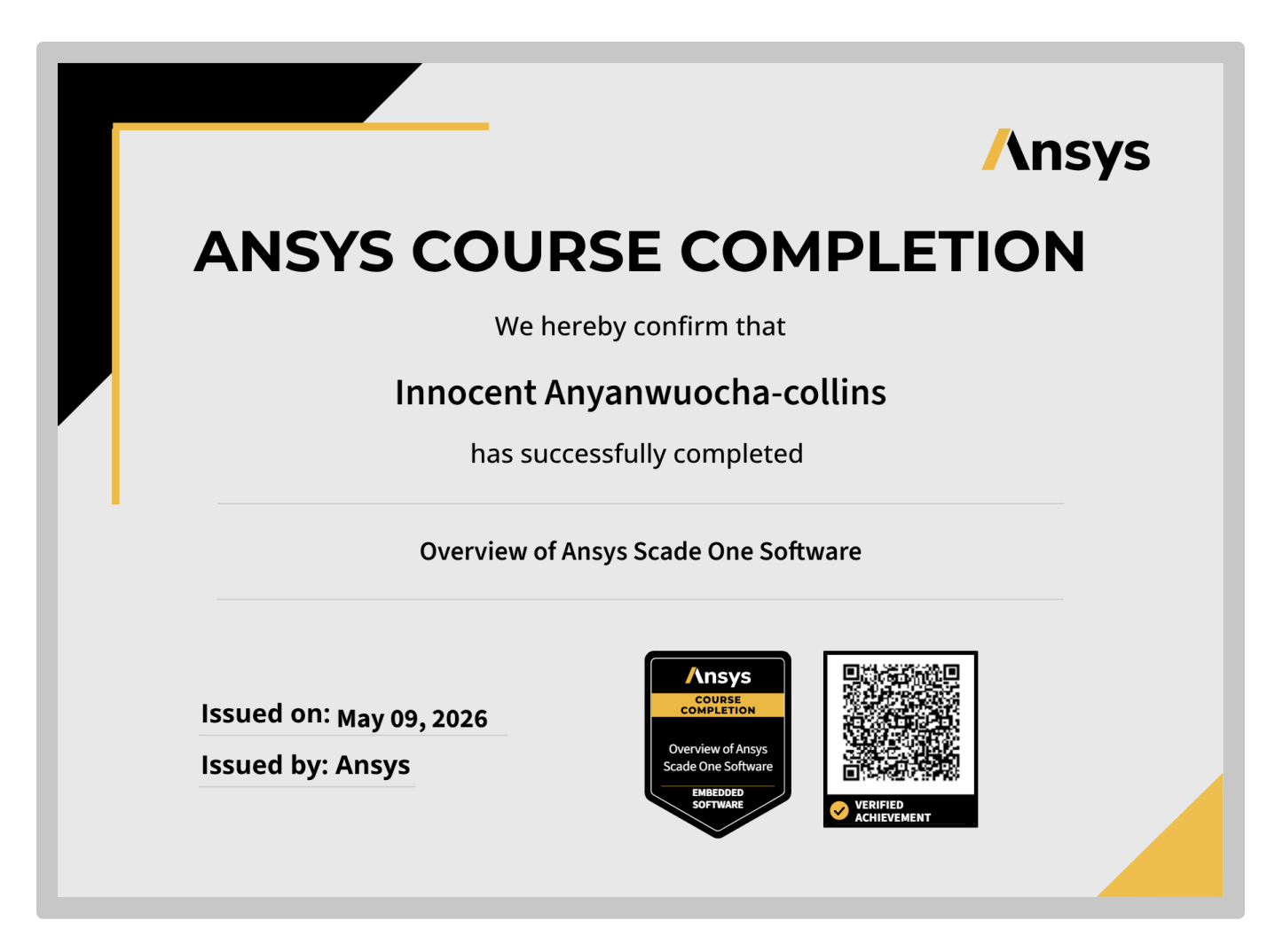 OVERVIEW OF ANSYS SCADE ONE SOFTWARE